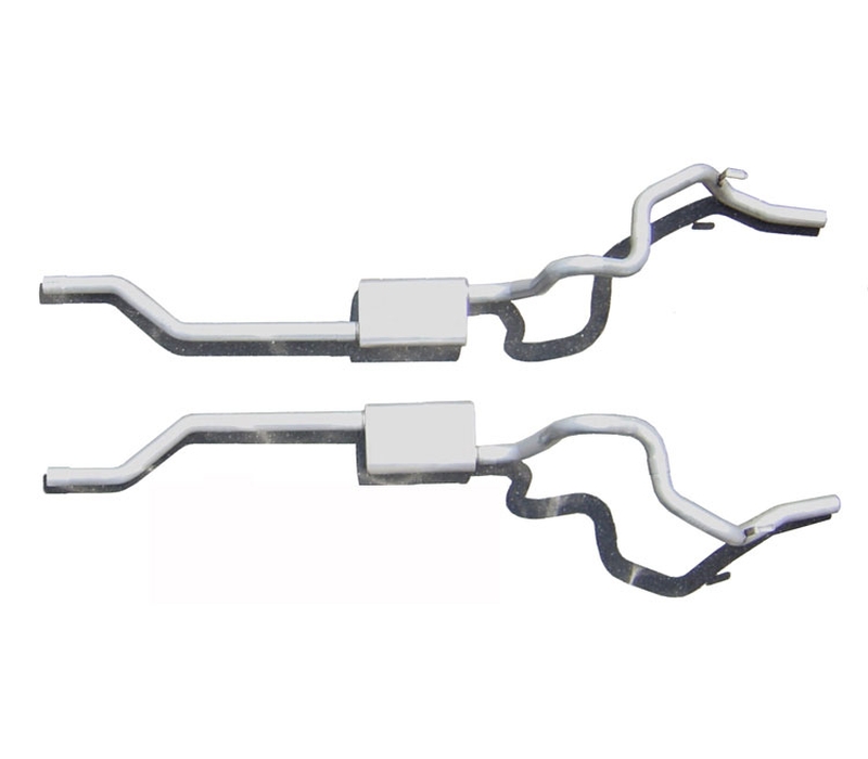 Pypes Camaro Crossmember-back System 2.5" Rear-Exit No Mufflers