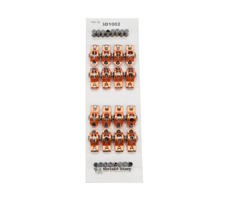 SHARP ROCKERS SBC Rocker Arms - 1.6 Ratio 3/8 Stud