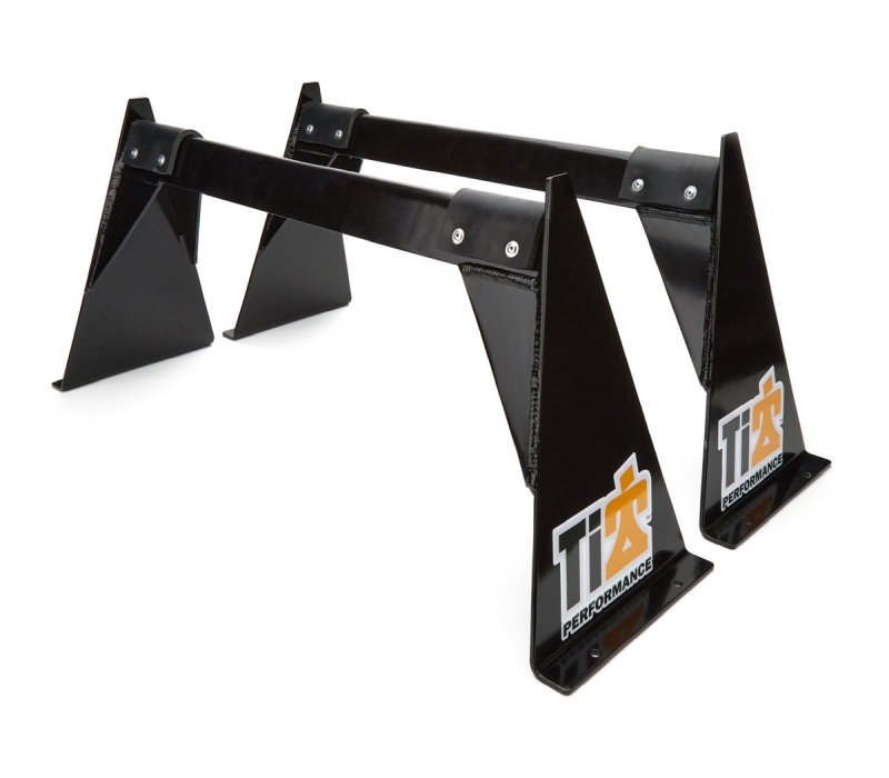 Ti22 PERFORMANCE Pit Stands For Sprint Or Mini Sprint Black Pair