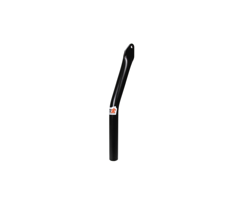 Ti22 PERFORMANCE Front Wing Post Bent Foward Black Alum