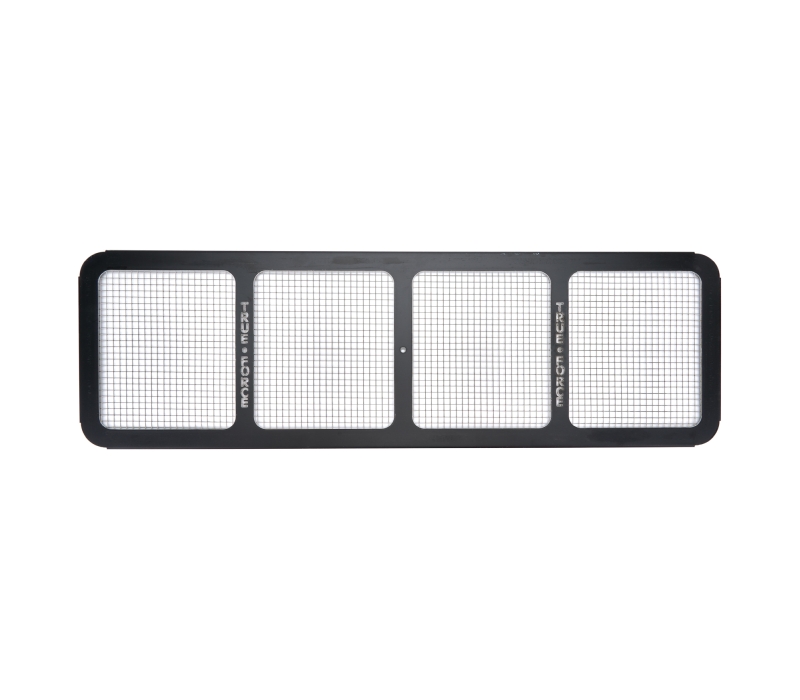 TRUE PERFORMANCE & FABRICATION Nose Screen Lower Black Aluminum