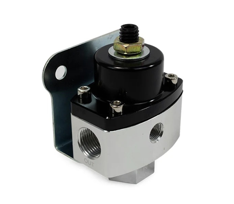 TOP STREET PERFORMANCE Billet Fuel Regulator 5-12psi Black Top