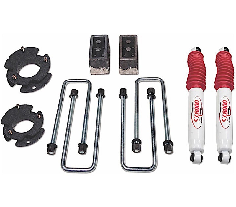 Tuff Country 09-22 Ford F-150 4x4 & 2wd 2in Lift Kit (w/Rear Lift Blocks SX8000 Shocks)