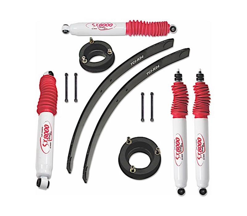 Tuff Country 03-12 Dodge Ram 3500 4x4 2in Lift Kit (w/Rear Add-a-Leafs SX8000 Shocks)