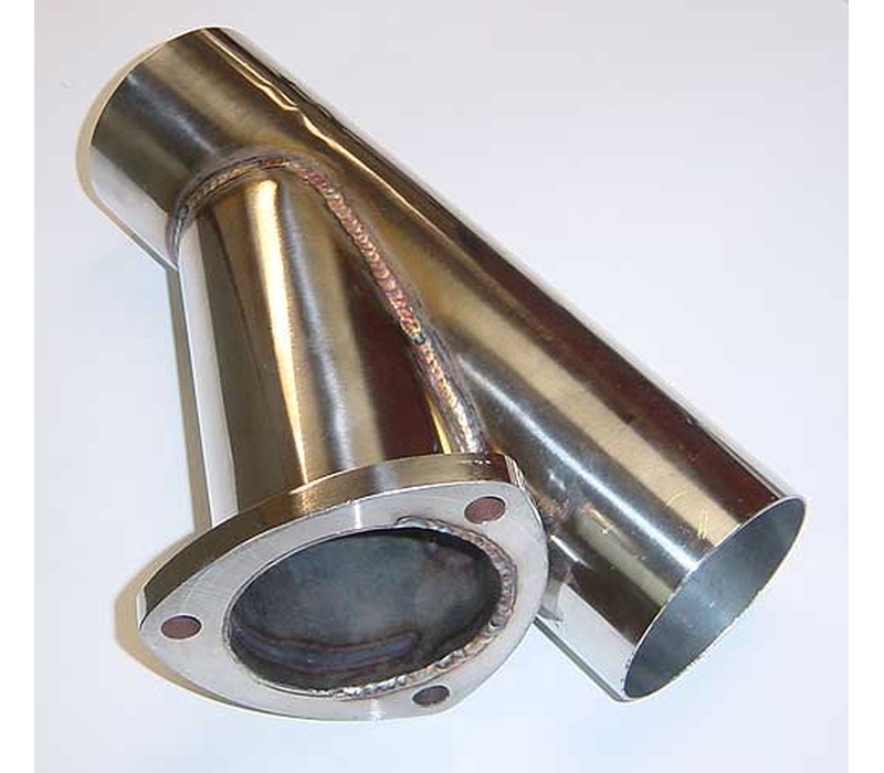 Pypes 2.25 Y CUTOUT 304 stainless
