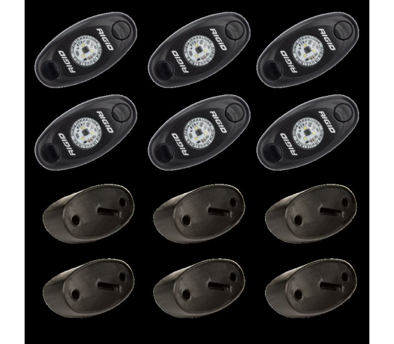 Rigid Industries Rock Light Kit- Cool White (6 lights) 400253 image 3