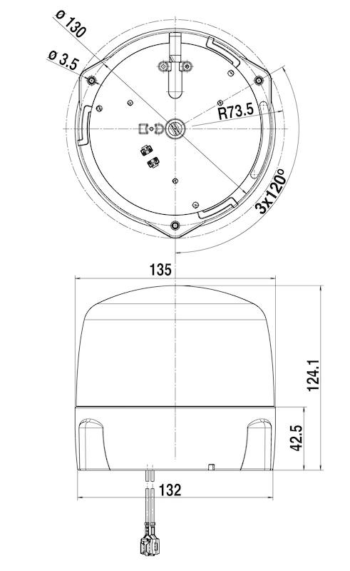 Hella Led Lamp 12/24V Amber Fix Mounting 2Rl 010979001 image 7