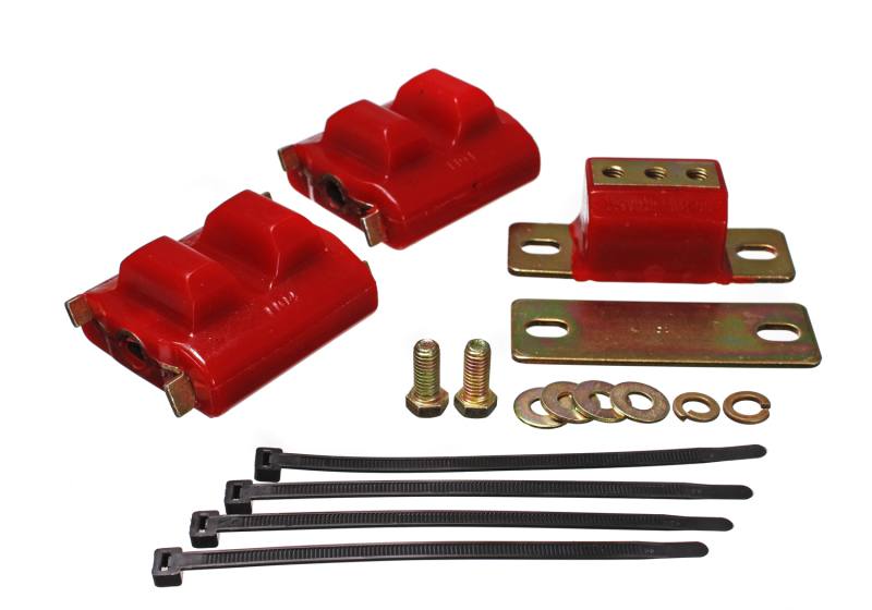 Energy Suspension 73-92 Chevrolet Camaro Red Motor and Transmision Mounts; Zinc Finish 3.1130r image 3