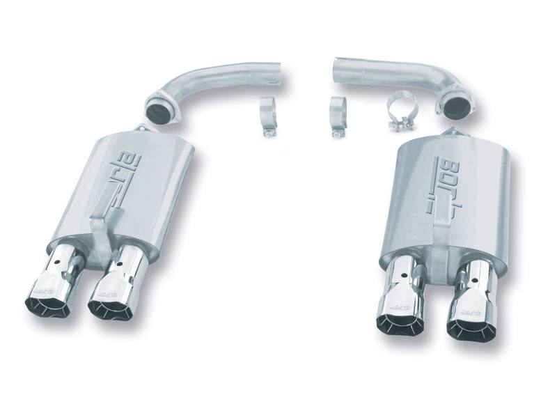 Borla Rear Section Kit SQR Tips CORVETTE 11376