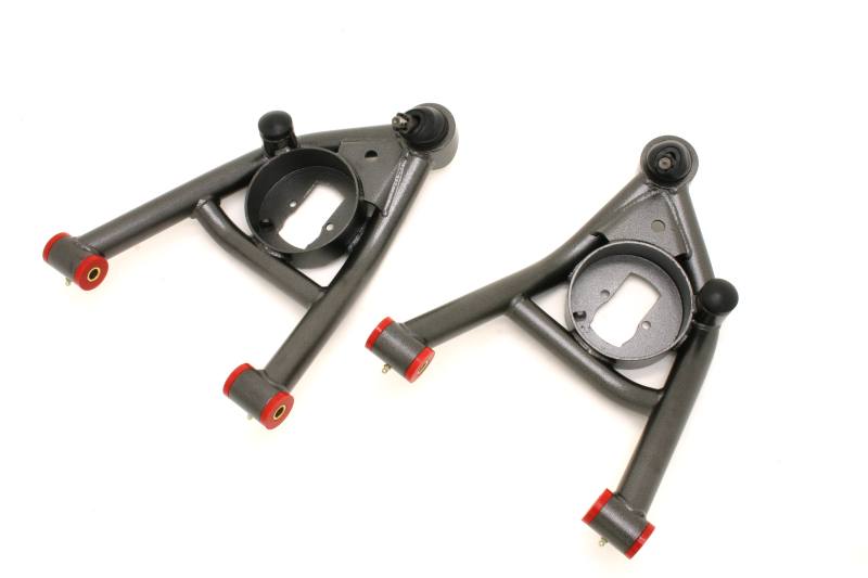 BMR A-body tubular lower A-arms Black Hammertone AA016H