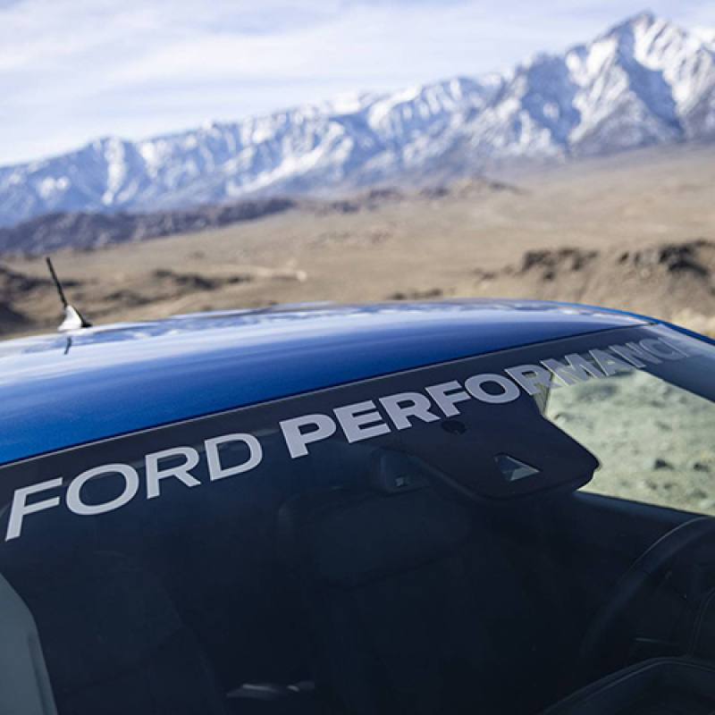 Ford Racing Ford Performance Ranger Windshield Banner - Silver m-1820-rgs image 3