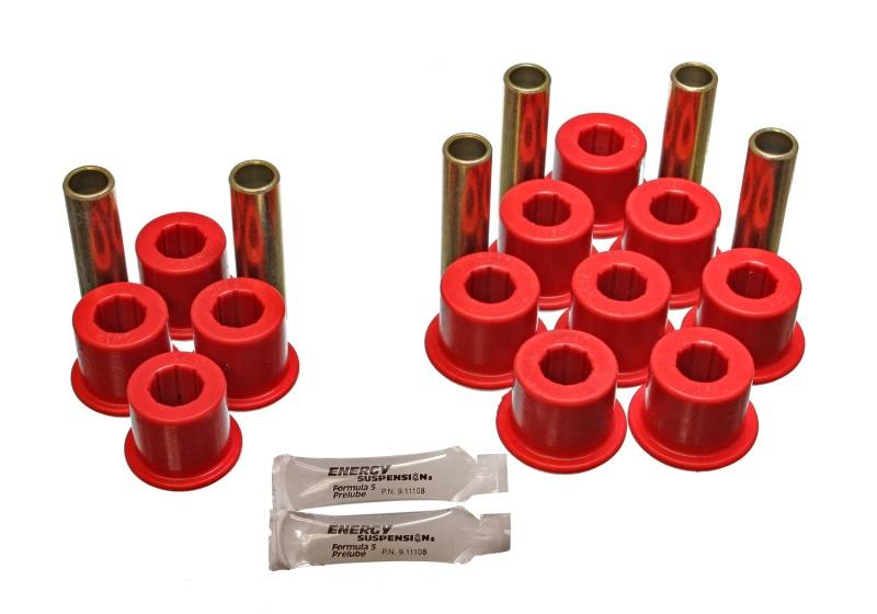Energy Suspension Rear Spring Bushing Set - Red 5.2113r image 2