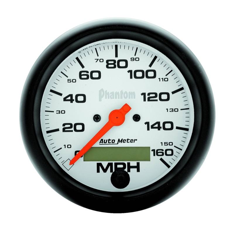 Autometer Phantom 3-3/8in 160 MPH In-Dash Electric Programmable Speedometer 5888 image 2
