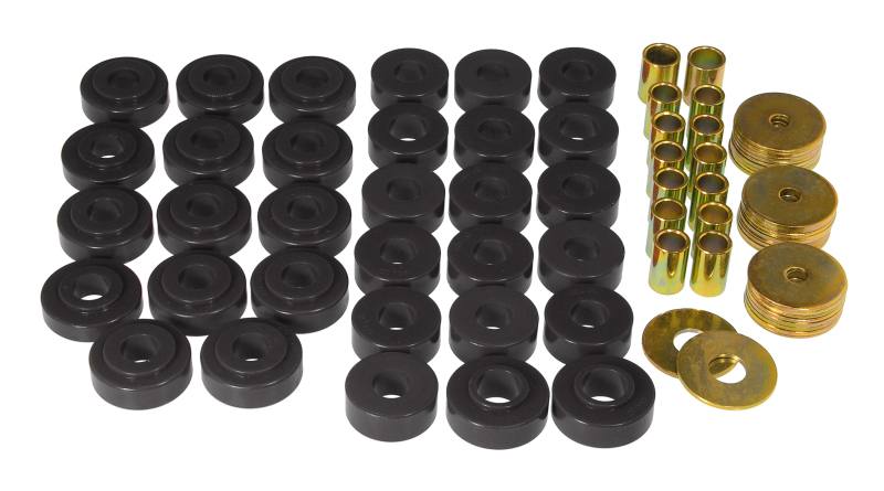 Prothane 65-67 GM Hardtop Body Mount Kit - Black 7-121-BL