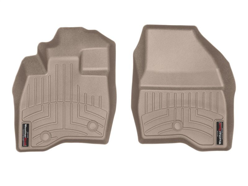 WeatherTech 2017+ Ford Explorer Front FloorLiner - Tan 459811