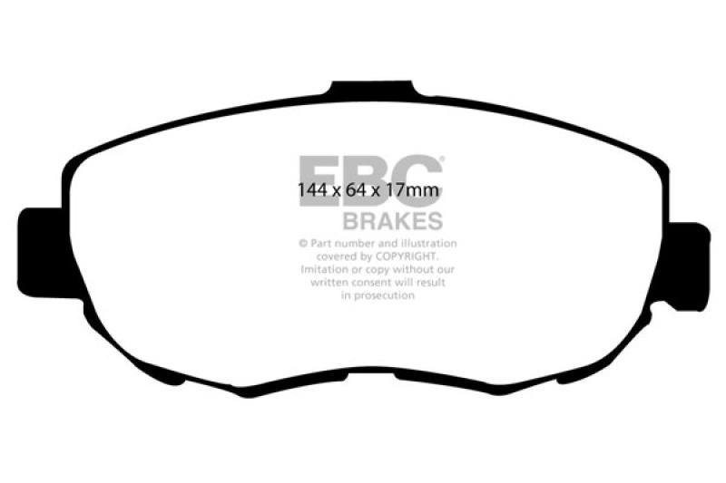 EBC 93-97 Lexus GS300 3.0 Redstuff Front Brake Pads dp31223c