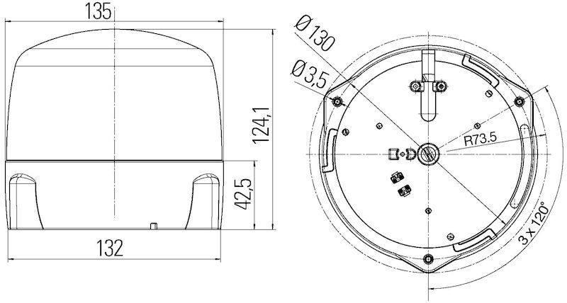Hella Led Lamp 12/24V Amber Fix Mounting 2Rl 010979001 image 10