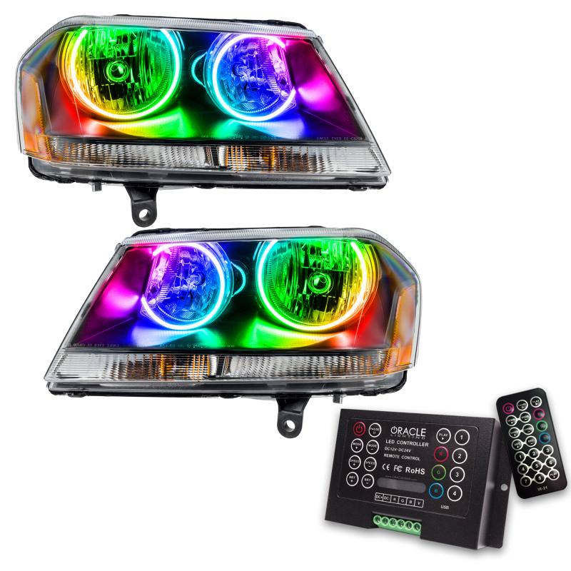 Oracle 08-14 Dodge Avenger RT SMD HL - Black - ColorSHIFT w/ 2.0 Controller 8101-333