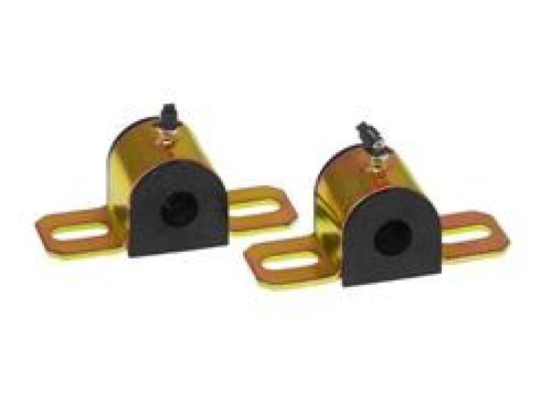 Prothane Universal Greasable Sway Bar Bushings - 31MM - Type B Bracket - Black 19-1187-BL