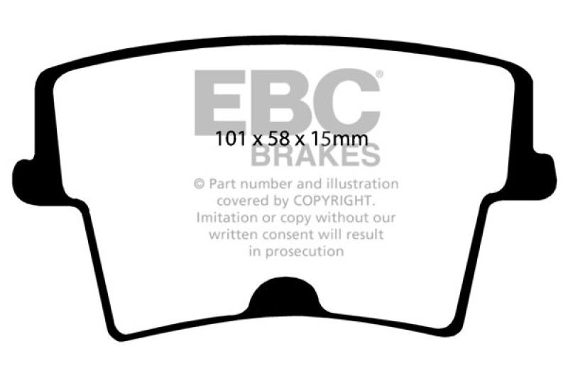 EBC 05-10 Chrysler 300C 5.7 Ultimax2 Rear Brake Pads ud10571