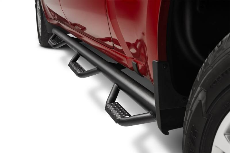 N-Fab Nerf Step 02-08 Dodge Ram 1500/2500/3500 Quad Cab 6.4ft Bed - Tex. Black - Bed Access - 3in d0289qc-6-tx image 8