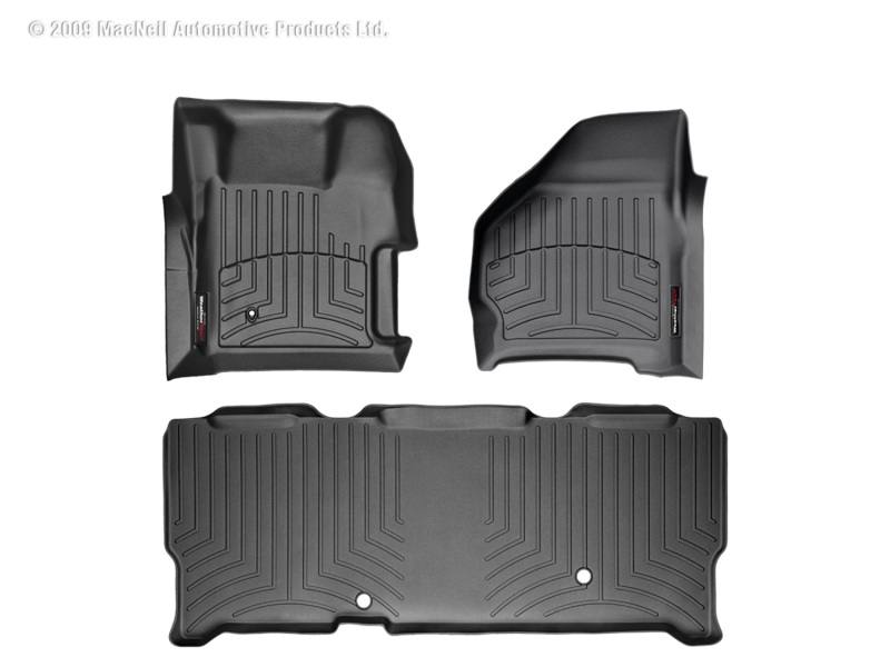 WeatherTech FloorLiner - Rear - Blk 441251440023