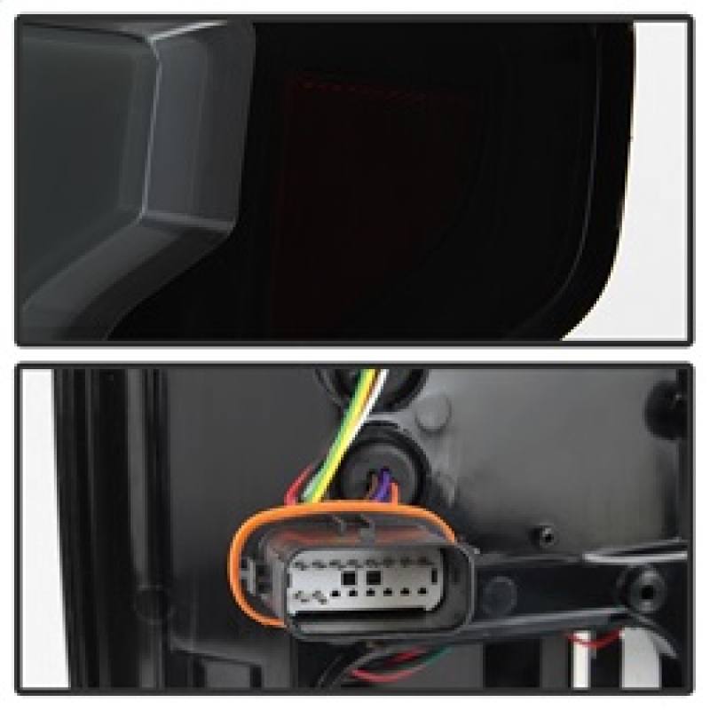 Spyder 15-18 Ford F-150 LED Tail Lights (w/Blind Spot) - Black Smoke (ALT-YD-FF15015BS-LBLED-BSM) 5085337 image 5