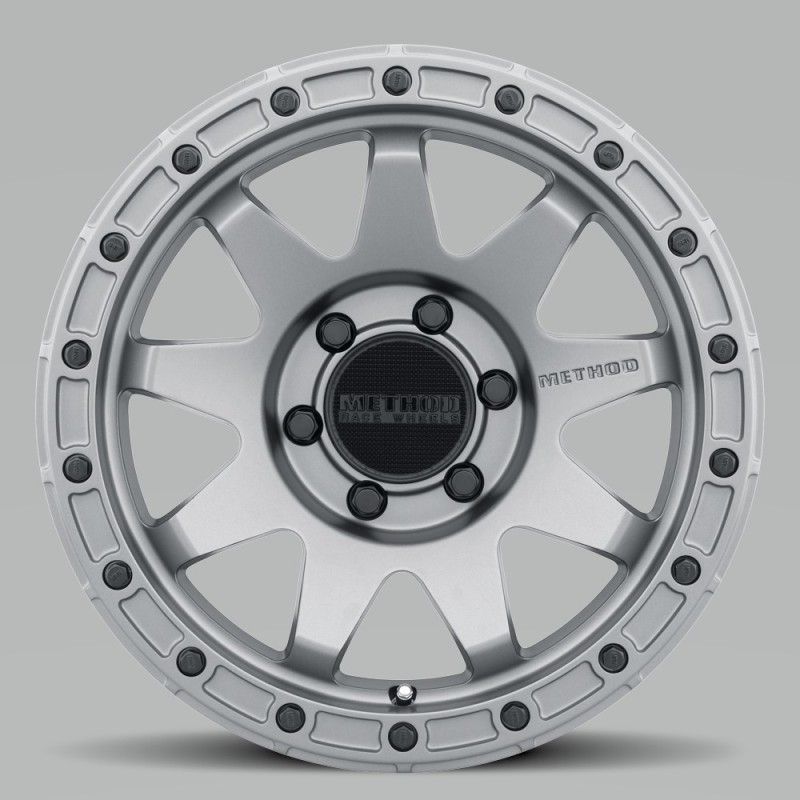Method MR317 20x9 +18mm Offset 6x5.5 106.25mm CB Matte Titanium Wheel mr31729060818