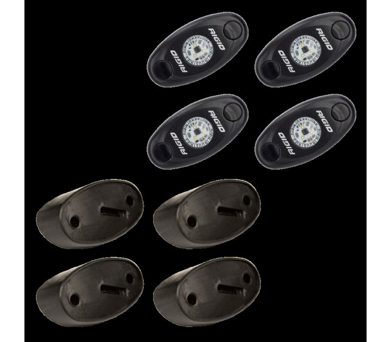 Rigid Industries Rock Light Kit- Red (4 lights) 400213 image 3