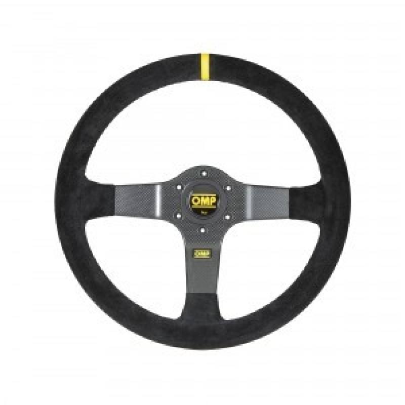 OMP Rally SteeringW Suede Leather (Black) od0-2028-071
