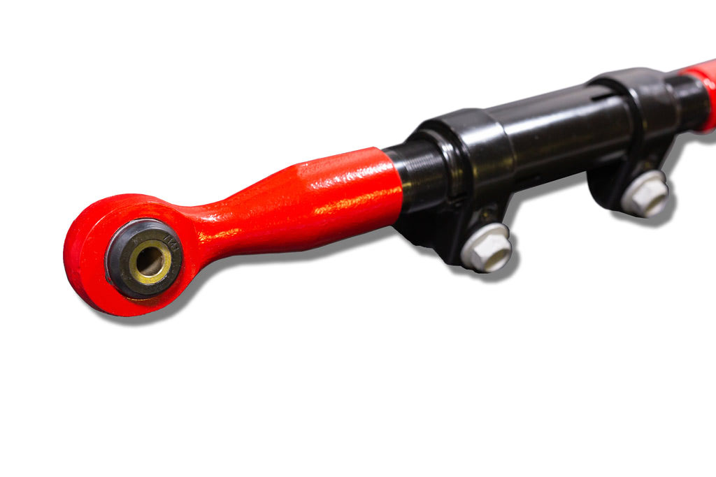 Steer Smarts Jeep Pro-Series Front Adjustable Track Bar Yeti XD Red For 07-18 Wrangler JK 75039001 image 4
