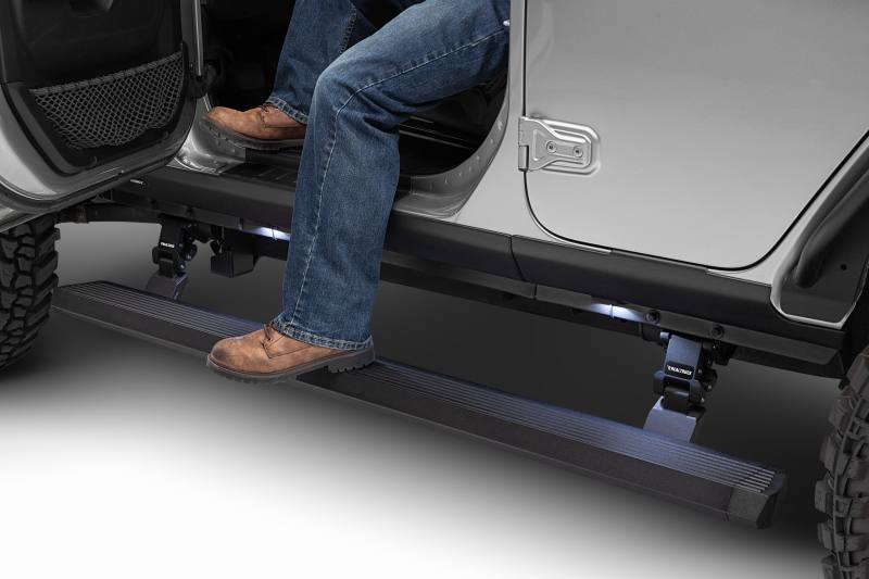 Go Rhino 18-23 Jeep Wrangler 4dr E-BOARD E1 Electric Running Board Kit (Drilling Req.) - Tex. Blk 20450674pc image 11
