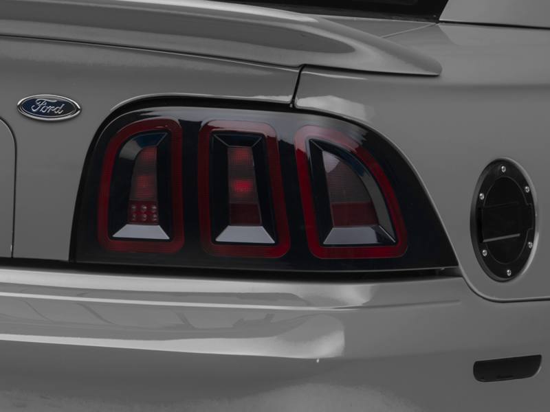 Raxiom 96-98 Ford Mustang Icon LED Tail Lights- Black Housing (Smoked Lens) 389876 image 5