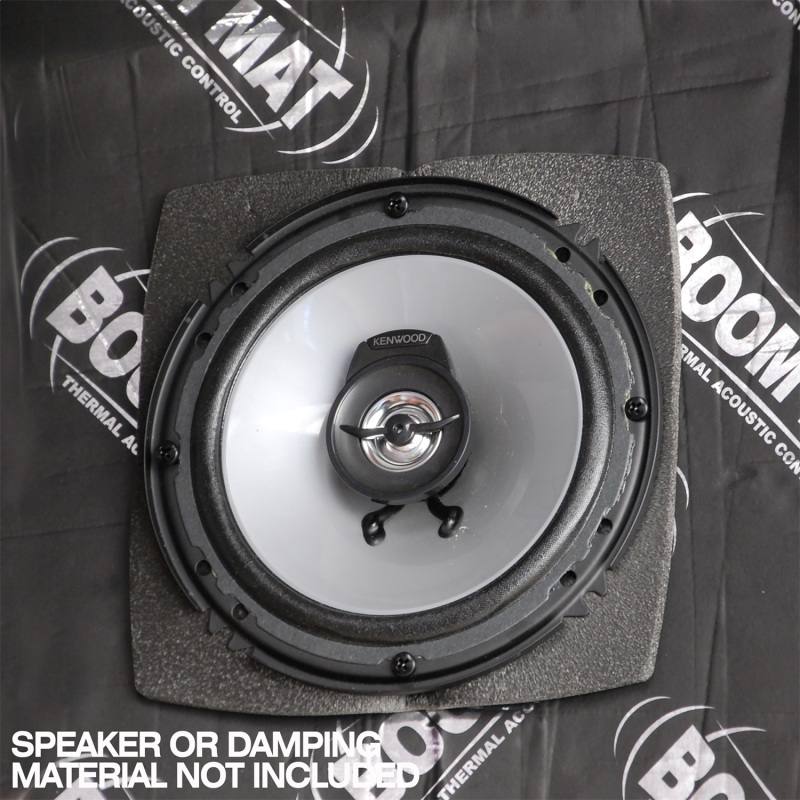 DEI Speaker Baffles 6-1/2in Round Slim Pair 50331 image 3