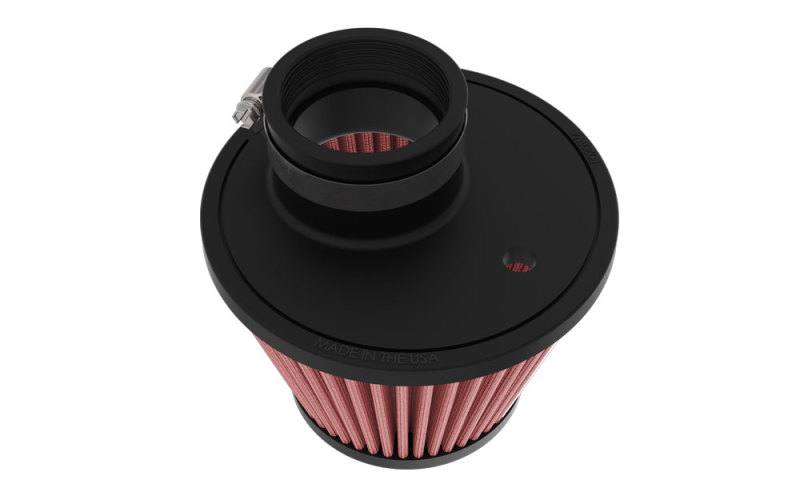 K&N Universal Clamp-on Air Filter 2in Flange ID 5-3/16in Base 3-1/2in Top 3-11/16in Height w/ Vent ru9920 image 2