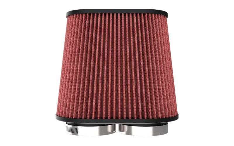 K&N Universal Clamp-On Air Filter 3in Dual Flange 9in x 6in Base 7.5in x 3.688in Top 7.5in Height ru6104 image 4