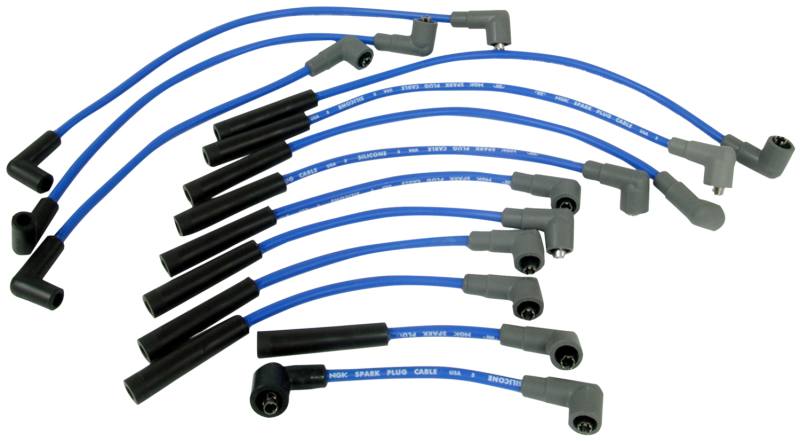 NGK Jaguar XJ12 1988-1982 Spark Plug Wire Set 54303