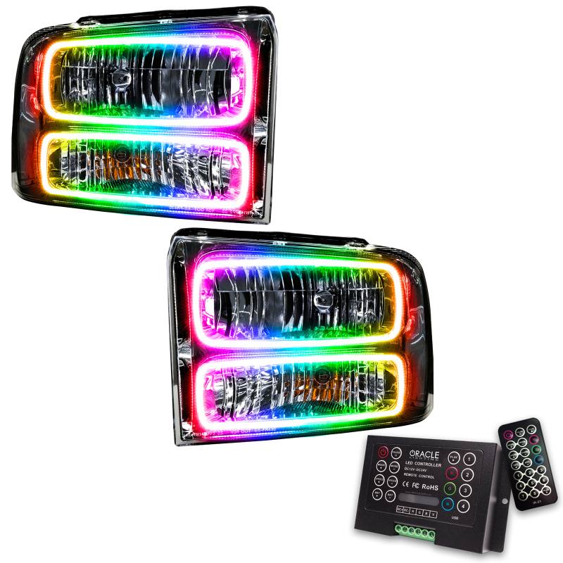 Oracle 05 Ford Excursion SMD HL - Chrome - ColorSHIFT w/ 2.0 Controller 7146-333