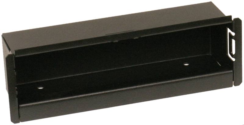 Tuffy Stereo Dash Cutout Tray Black 15001 image 2