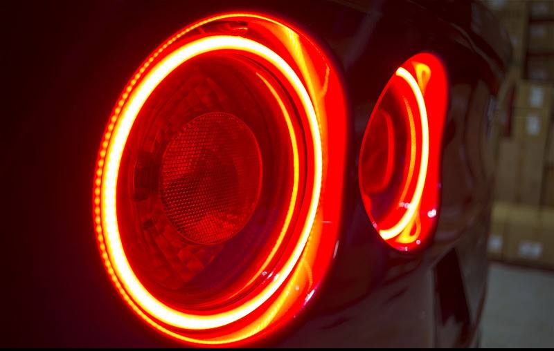 Oracle Chevy Corvette C6 05-13 LED Waterproof Afterburner Kit - Red 1295-003 image 5