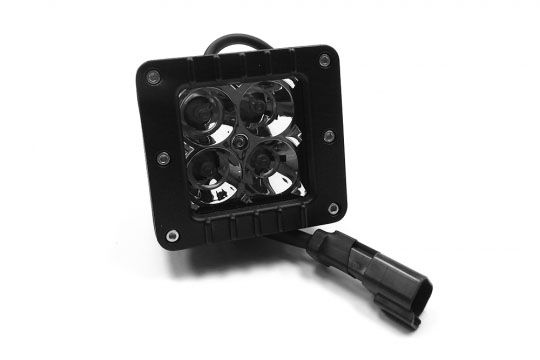 Southern Truck 3.0 X 3.0 Inch 16W Square LED Cube Light Flood Beam 1,440 Lumens Each 79914