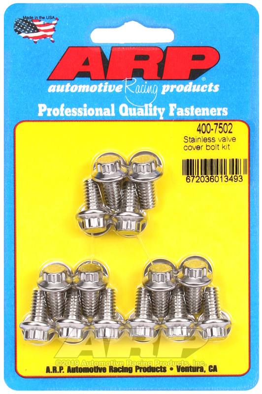 ARP SS Valve Cover Bolt Kit 400-7502 image 2