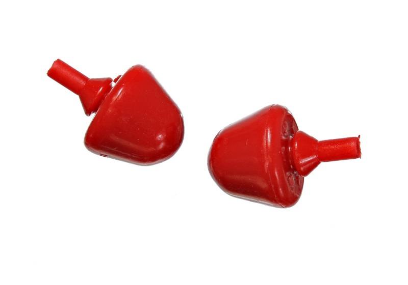 Energy Suspension Bump Stop Round Bullet Nose - Red 9.9151r