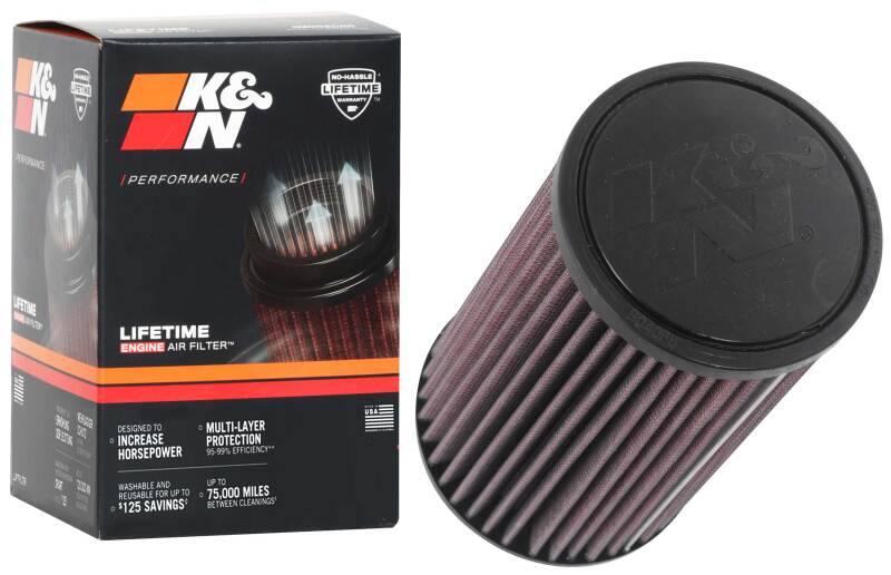 K&N Filter Universal Rubber Filter 2.75in Flange 4.75in Base 4in Top 8in Height ru5144 image 4