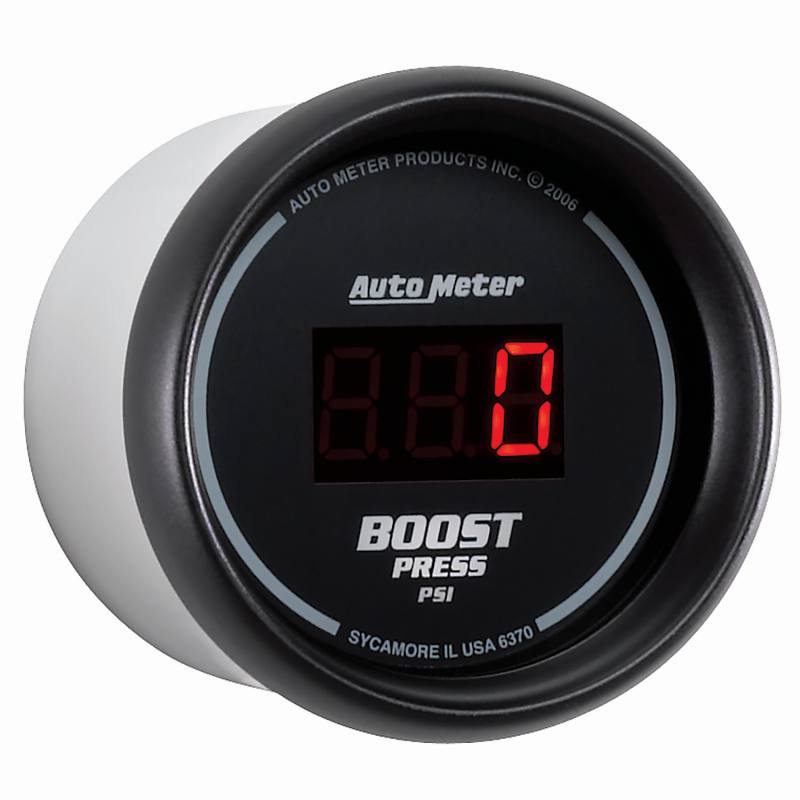 Autometer SportComp 52mm Digital 0-60 PSI Boost Gauge 6370 image 3