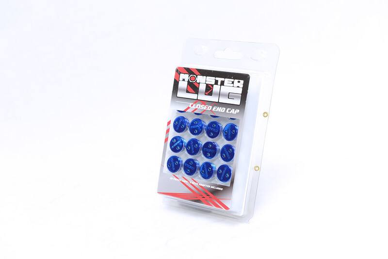 Wheel Mate Monster Lug Nut Caps - White 14x1.50 33007w image 4