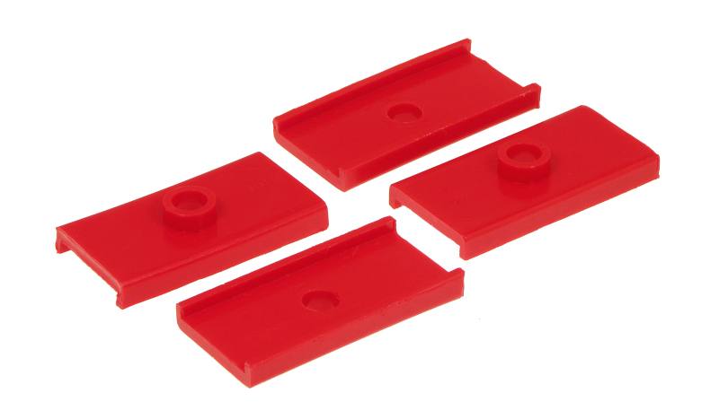 Prothane MG Leaf Spring Pad Kit - Red 26-47078