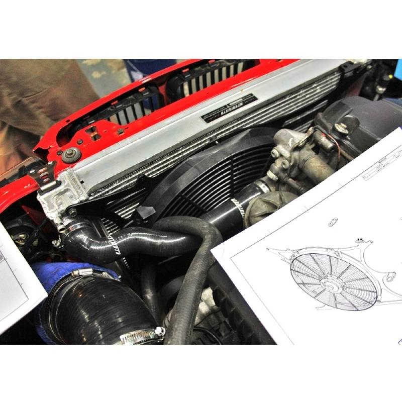 Mishimoto 92-99 BMW E36 Fan Shroud Kit mmfs-e36-92p image 5