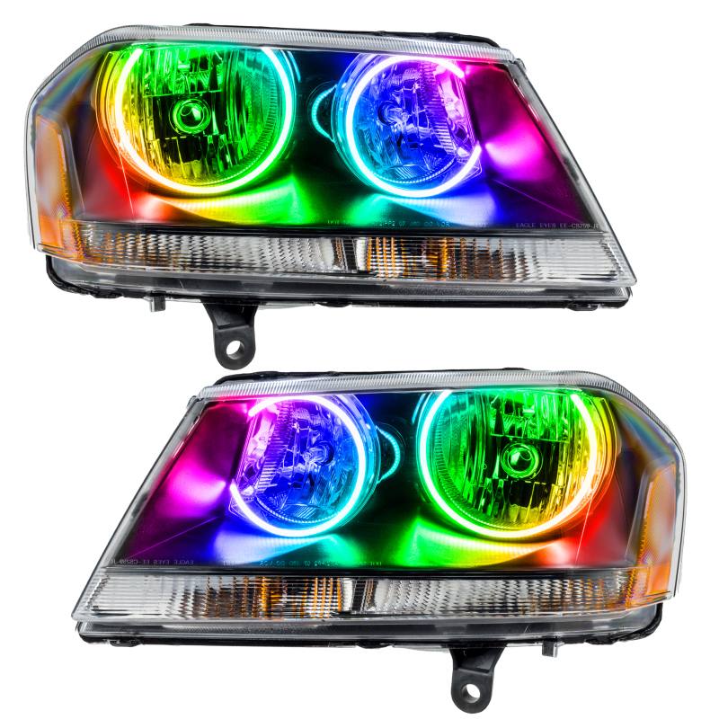 Oracle 08-14 Dodge Avenger RT SMD HL - Black - ColorSHIFT w/ 2.0 Controller 8101-333 image 2
