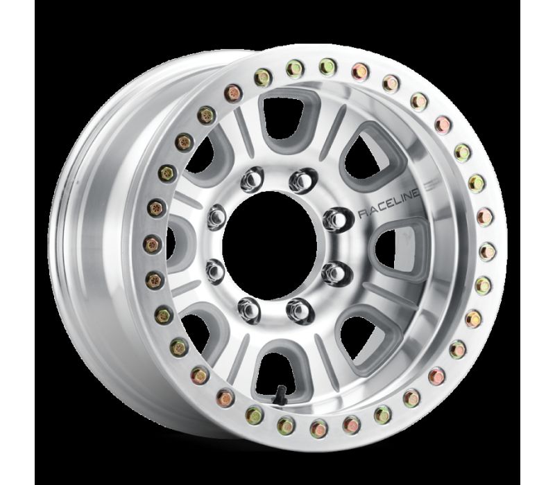 Raceline RT233 Monster 17x9.5in / 8x170 BP / -32mm Offset / 130.81mm Bore - Machined Beadlock Wheel rt2337958132